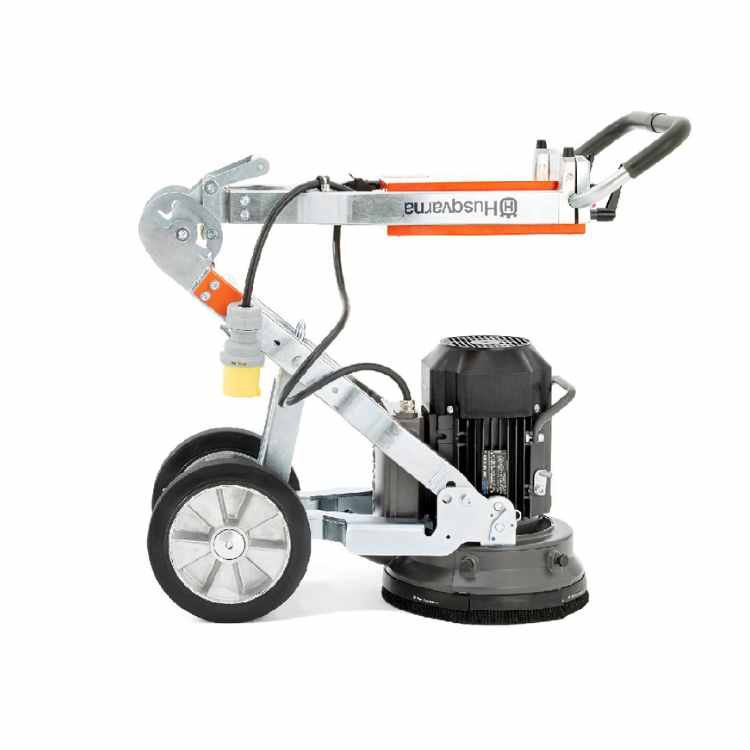 Gólfslípivél PG280 frá Husqvarna samanbrotin