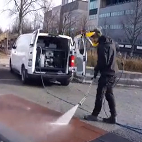 Háþrýstidæla með heitu vatni fyrir pallbíl