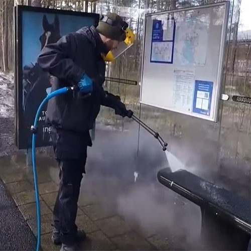 Háþrýstidæla með heitu vatni fyrir pallbíl