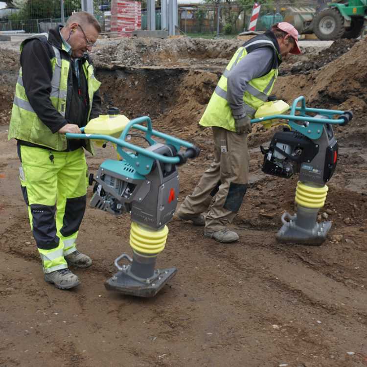 Jarðvegshopparar frá Ammann með öfluga þjöppun