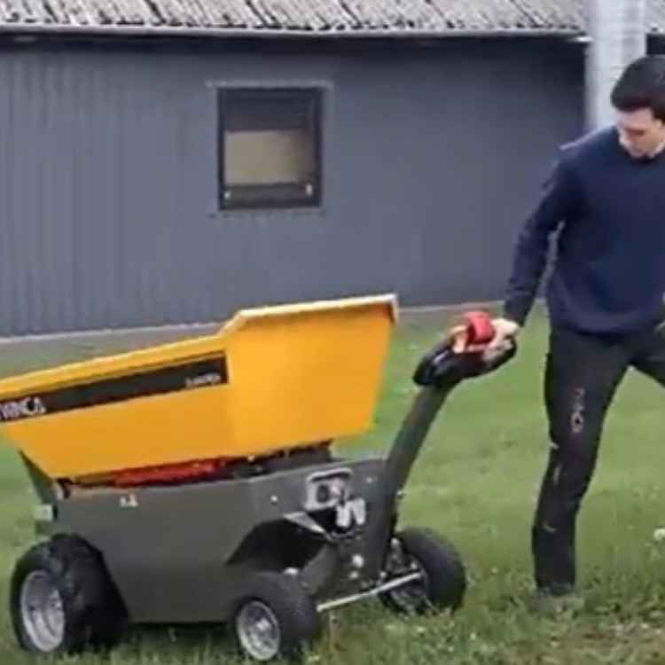 Rafdrifnar hjólbörur ES-500 auðveldar í notkun