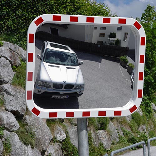 Umferðarspegill fyrir bílastæði og innkeyrslur