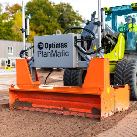 Hefill á hjólaskóflu notaður við vegagerð