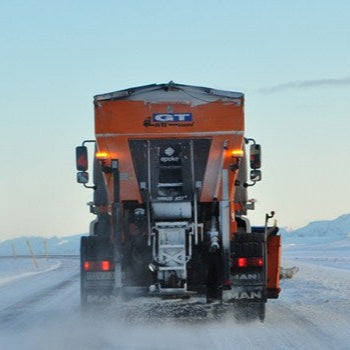 Hálkuvarið á Íslandi með saltdreifara Sirius AST3800 frá Epoke