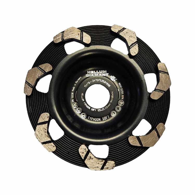 Bollaskífa 125mm fyrir harða fleti