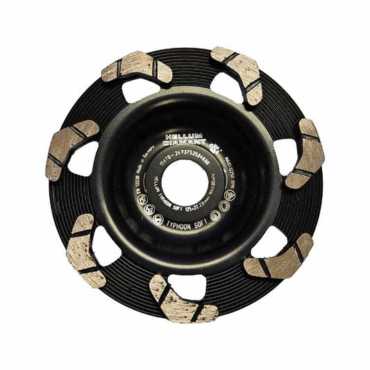 Bollaskífa 125mm fyrir harða fleti