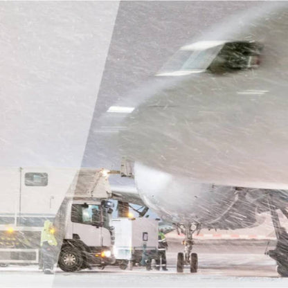 Efnadreifarar fyrir flugbrautir