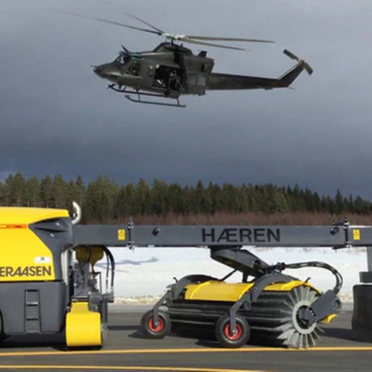 Flugbrautasópur Överaasen fyrir flugbrautir