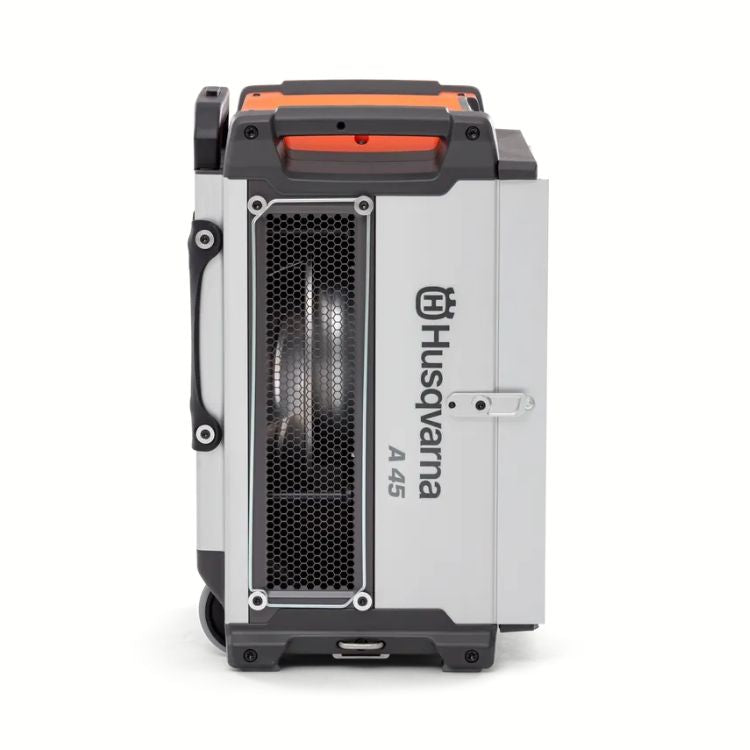 Lofthreinsitæki A45 frá Husqvarna séð frá hlið