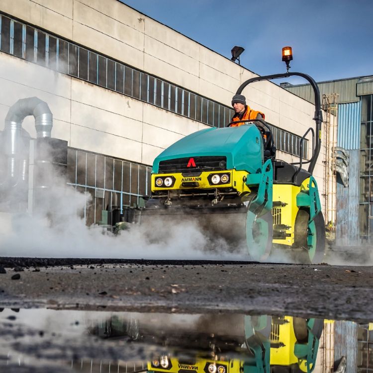 Malbiksvaltari ARX36-2 við völtun