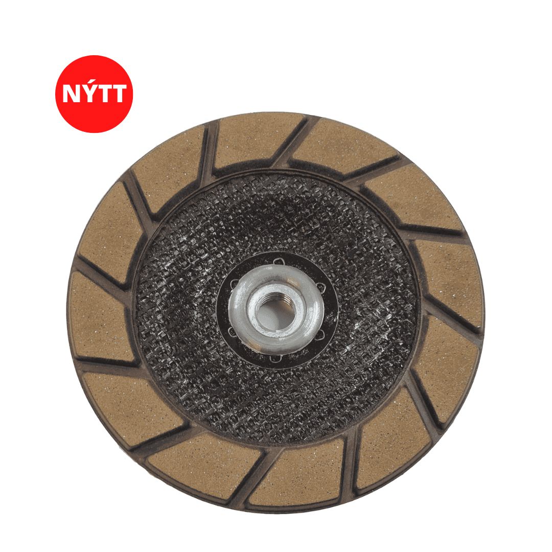 Slípiskífur fyrir þurrslípun á steypu og terrazzo