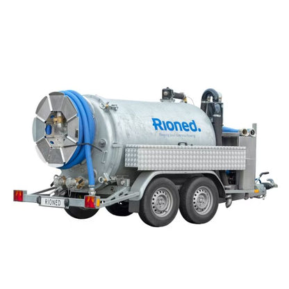 Tankur til að losa úr niðurföllum í bílakjöllurum