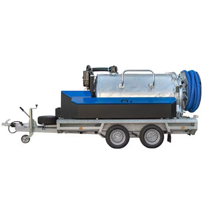 Tankur R2 á kerru til að losa rotþrær og niðurföll